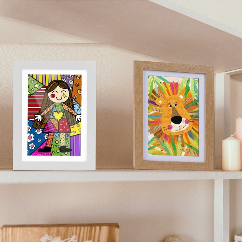 Kids Wooden Picture Display